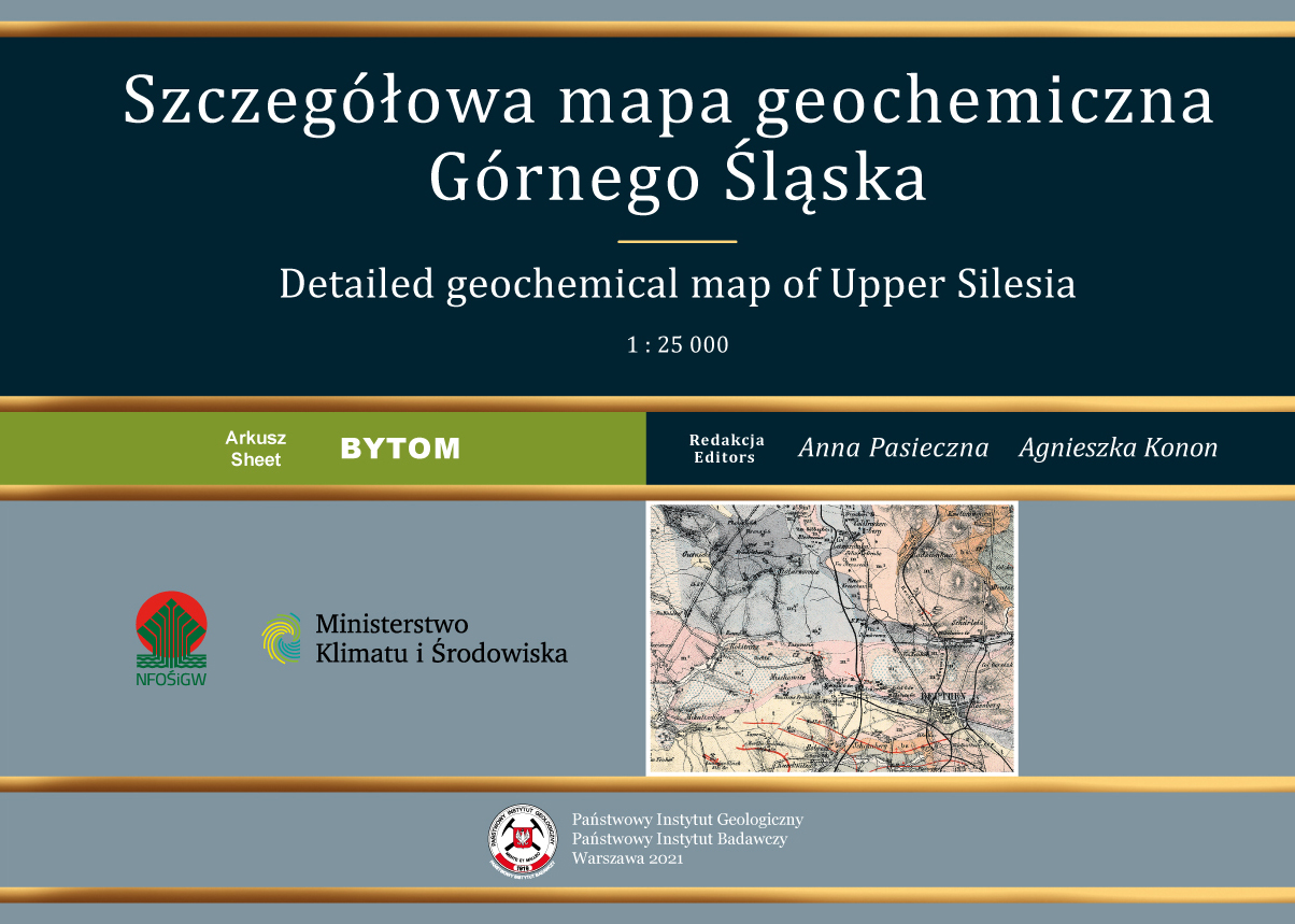 Szczegółowa Mapa Geochemiczna Górnego Śląska W Skali 125 000 Arkusz Bytom M 34 50 D C 3309